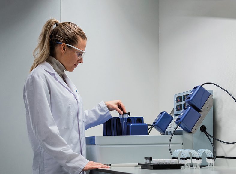 Laboratories need an instrument capable of carrying out a full screen with less material