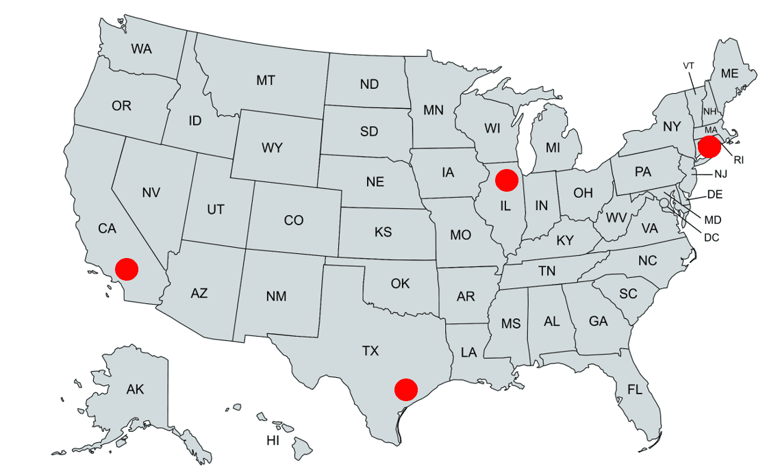 US MAP (PR 1125)