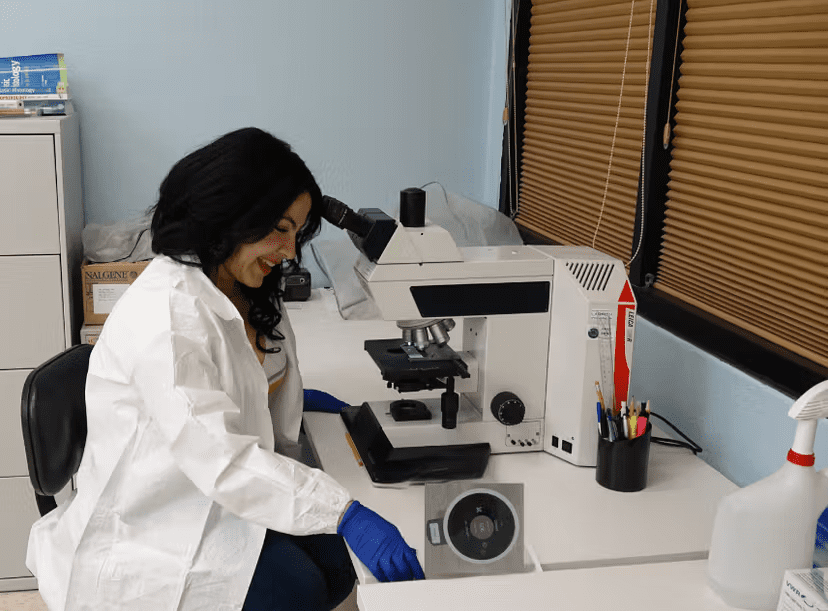 Reem Mahrat, CEO & founder of EazeBio, image via EazeBio